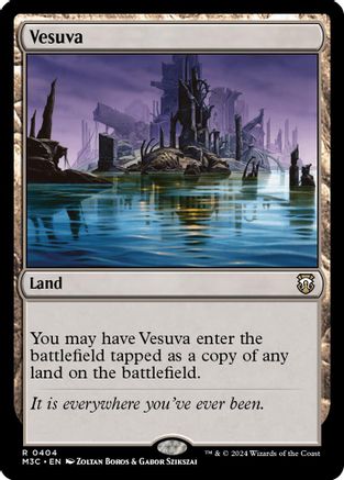 Vesuva (Ripple Foil) (M3C-404) - rare - Foil