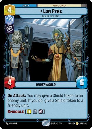 Lom Pyke - Dealer in Truths (032/262) - SOTG - Rare - Foil
