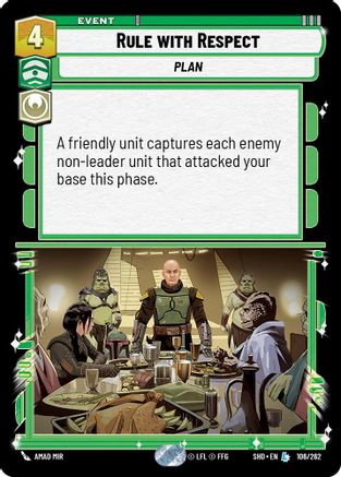 Rule with Respect (106/262) - SOTG - Legendary - Foil