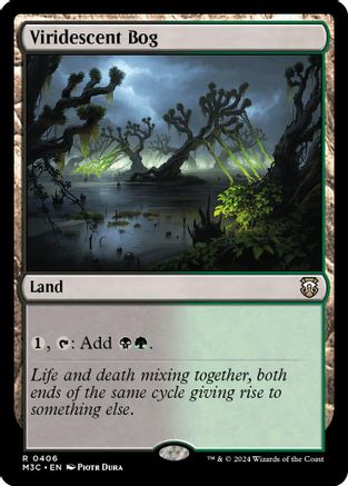 Viridescent Bog (Ripple Foil) (M3C-406) - rare - Foil