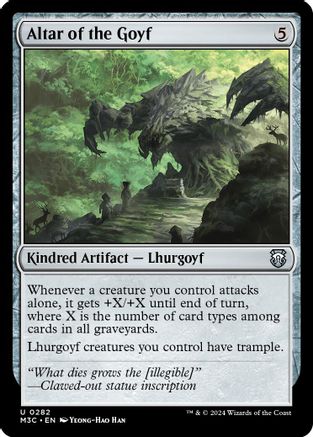 Altar of the Goyf (Ripple Foil) (M3C-282) - uncommon - Foil