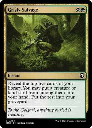 Grisly Salvage (Ripple Foil) (M3C-263) - common - Foil