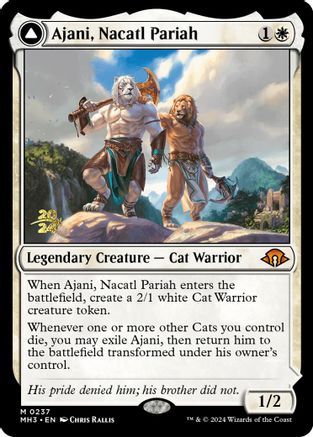 Ajani, Nacatl Pariah // Ajani, Nacatl Avenger (PRE-237S) - mythic - Foil