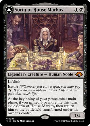 Sorin of House Markov // Sorin, Ravenous Neonate (PRE-245S) - mythic - Foil
