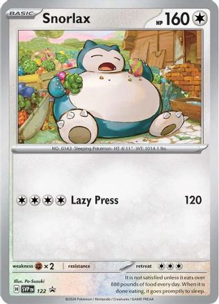 Snorlax (122) - SSVPC  - Promo - Holofoil