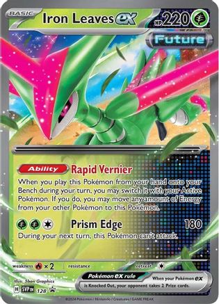 Iron Leaves ex (128) - SSVPC  - Promo - Holofoil