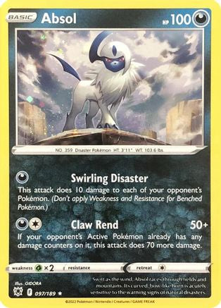 Absol (097/189) - MCP  - Rare - Holofoil