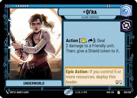 Qi'ra - I Alone Survived (002/262) - SOTG - Rare