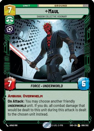 Maul - Shadow Collective Visionary (090/262) - SOTG - Rare - Foil