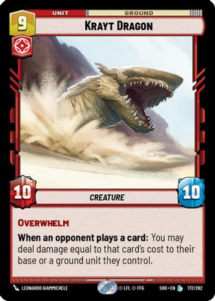 Krayt Dragon (172/262) - SOTG - Legendary - Foil