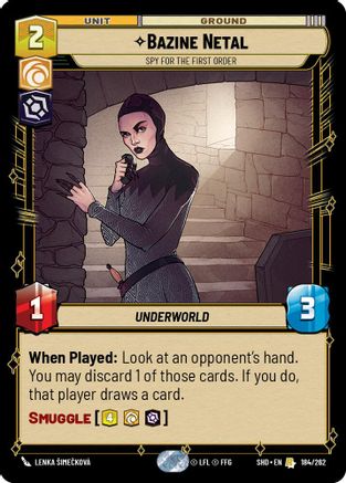 Bazine Netal - Spy for the First Order (184/262) - SOTG - Rare - Foil