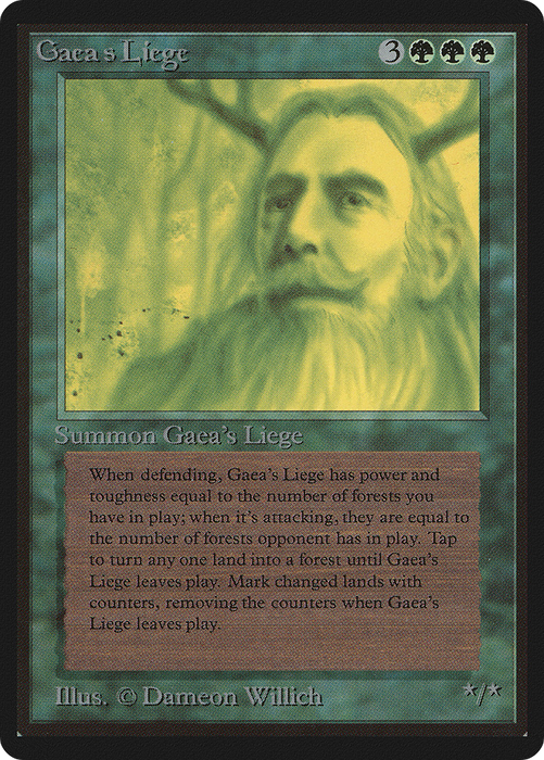 Gaea's Liege (LEB-197) - rare
