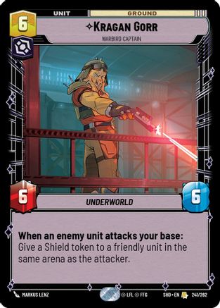 Kragan Gorr - Warbird Captain (241/262) - SOTG - Rare - Foil