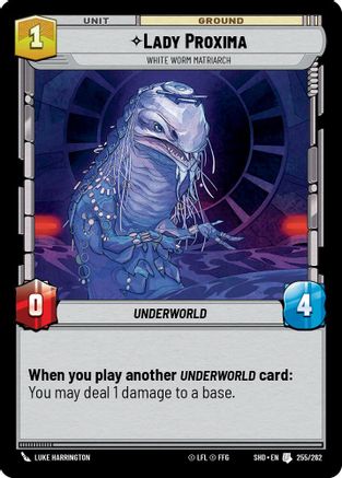 Lady Proxima - White Worm Matriarch (255/262) - SOTG - Uncommon - Foil