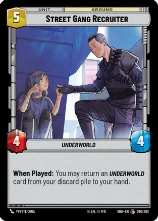 Street Gang Recruiter (260/262) - SOTG - Common