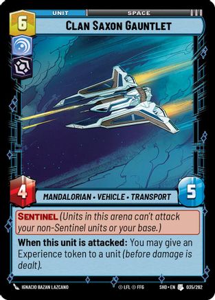 Clan Saxon Gauntlet (035/262) - SOTG - Uncommon - Foil