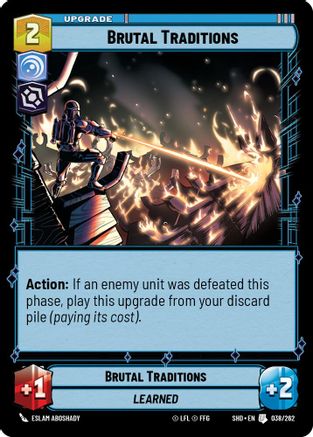 Brutal Traditions (038/262) - SOTG - Uncommon - Foil