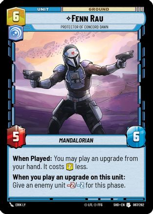 Fenn Rau - Protector of Concord Dawn (067/262) - SOTG - Uncommon - Foil
