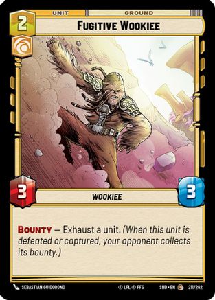Fugitive Wookiee (211/262) - SOTG - Common