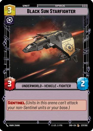 Black Sun Starfighter (237/262) - SOTG - Common