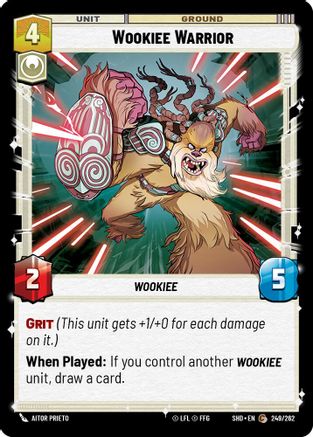 Wookiee Warrior (249/262) - SOTG - Common