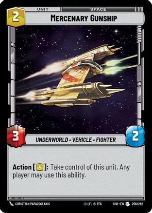Mercenary Gunship (256/262) - SOTG - Uncommon