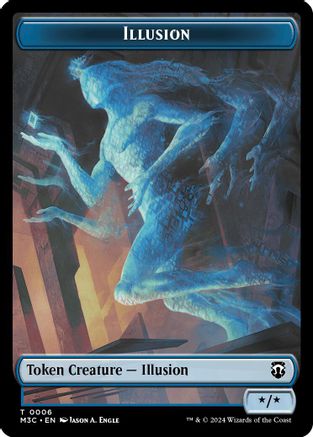 Illusion (Ripple Foil) // Servo Double-Sided Token (M3C-6 // 33) - token - Foil