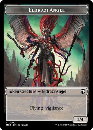 Eldrazi Angel (Ripple Foil) // Copy Double-Sided Token (M3C-2 // 1) - token - Foil