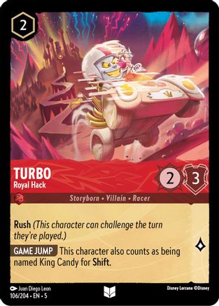 Turbo - Royal Hack VF (106/204) - Inhabituelle - Cold Foil