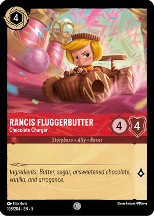 Fluggerbutter rancis - Chocolate Charge (108/204) - Common - Cold Foil