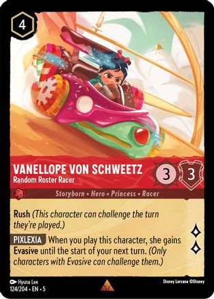 Vanellope von Schweetz - Random Roster Racer VF (124/204) - Rare