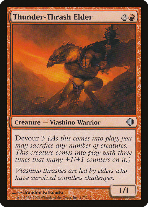 Thunder-Thrash Elder (ALA-117) - uncommon - Foil