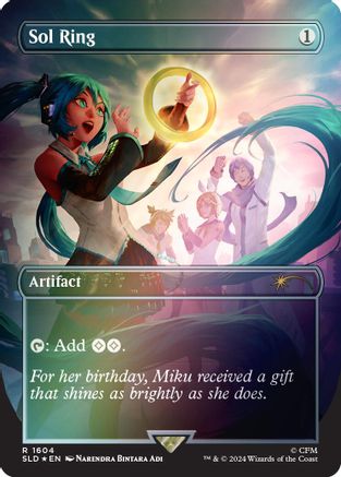 Sol Ring (1604) (Rainbow Foil) (SLD-1604) - rare - Foil