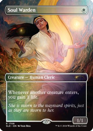 Soul Warden (Rainbow Foil) (SLD-1708) - rare - Foil