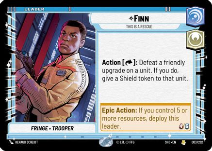 Finn - This is a Rescue (003/262) - SOTG - Rare