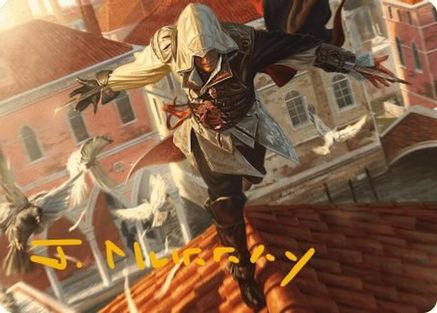 Ezio, Blade of Vengeance // Ezio, Blade of Vengeance (AACR-019) - common (Borderless) - Foil