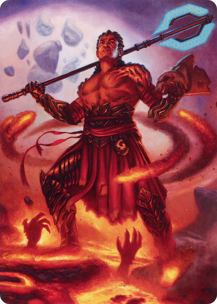 Koth, Fire of Resistance // Koth, Fire of Resistance (AONE-031) - common (Borderless)