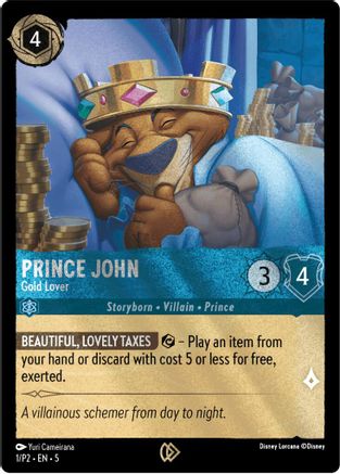 Prince John - Gold Lover (1) - Promo - Cold Foil