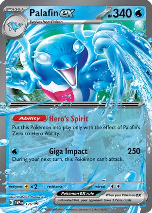 Palafin ex (126) - SSVPC  - Promo - Holofoil