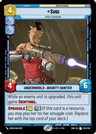 Sugi - Hired Guardian (052/262) - SOTG - Rare - Foil