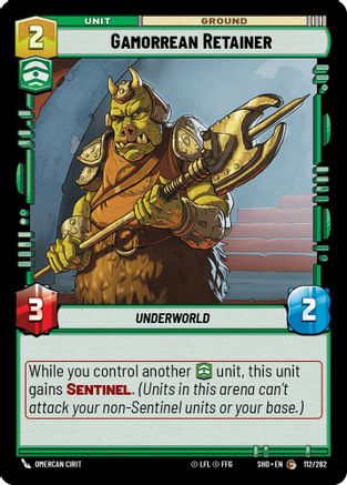 Gamorrean Retainer (112/262) - SOTG - Common