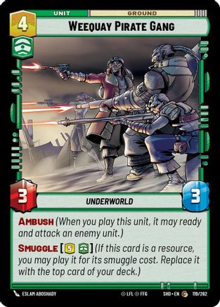 Weequay Pirate Gang (119/262) - SOTG - Common - Foil