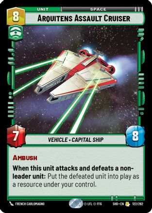Arquitens Assault Cruiser (122/262) - SOTG - Rare - Foil