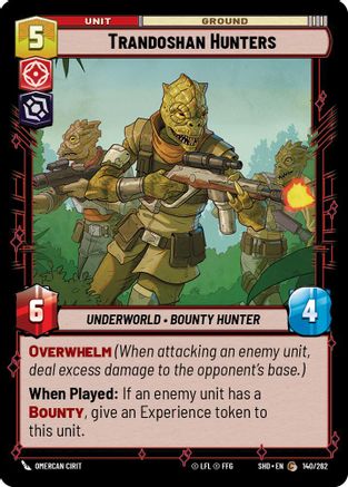 Trandoshan Hunters (140/262) - SOTG - Common - Foil