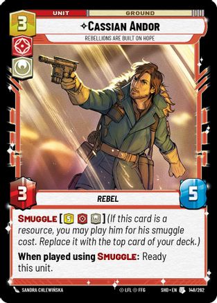 Cassian Andor - Rebellions Are Built On Hope (148/262) - SOTG - Uncommon - Foil