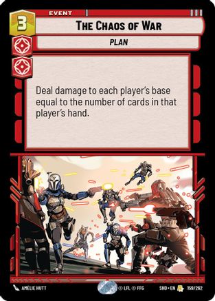 The Chaos of War (159/262) - SOTG - Rare - Foil