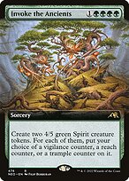 Invoke the Ancients (NEO-474) - rare: (Extended Art) - Foil