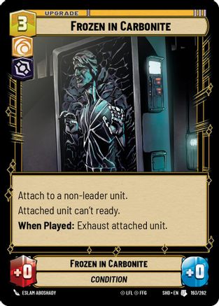 Frozen in Carbonite (193/262) - SOTG - Uncommon - Foil