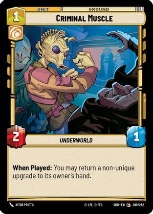 Criminal Muscle (209/262) - SOTG - Common - Foil