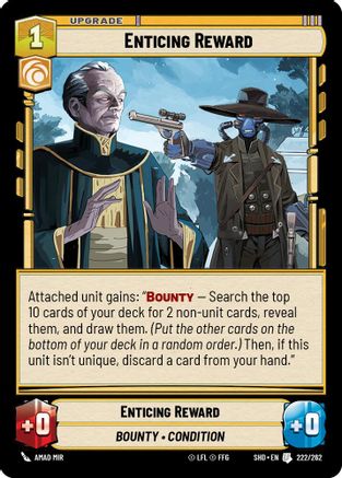Enticing Reward (222/262) - SOTG - Uncommon - Foil